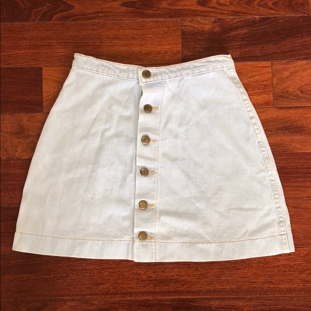 American Apparel Jean Skirt